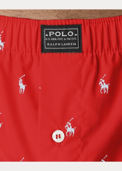 Boxer Polo Ralph Lauren Hombre Rojos / Azules - Allover Pony - DAXSO6351